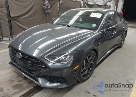 2021 Hyundai Sonata N Line z USA, uszkodzony, nr VIN 5NPEK4JCXMH113088